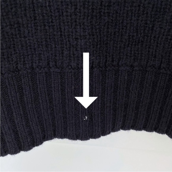 Vintage 100% Wool Zip Up Sweater XL - Picture 9 of 11